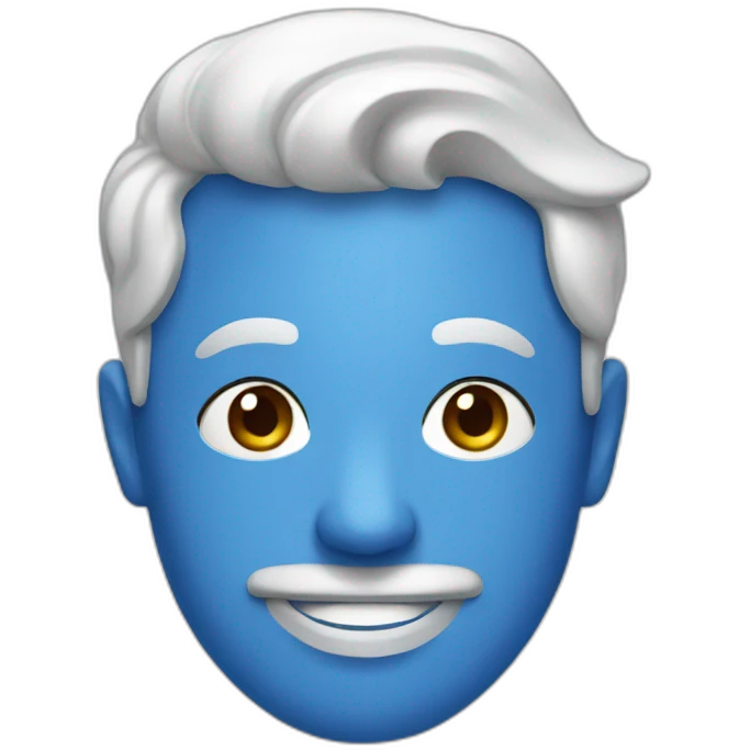 blue brasserie emoji