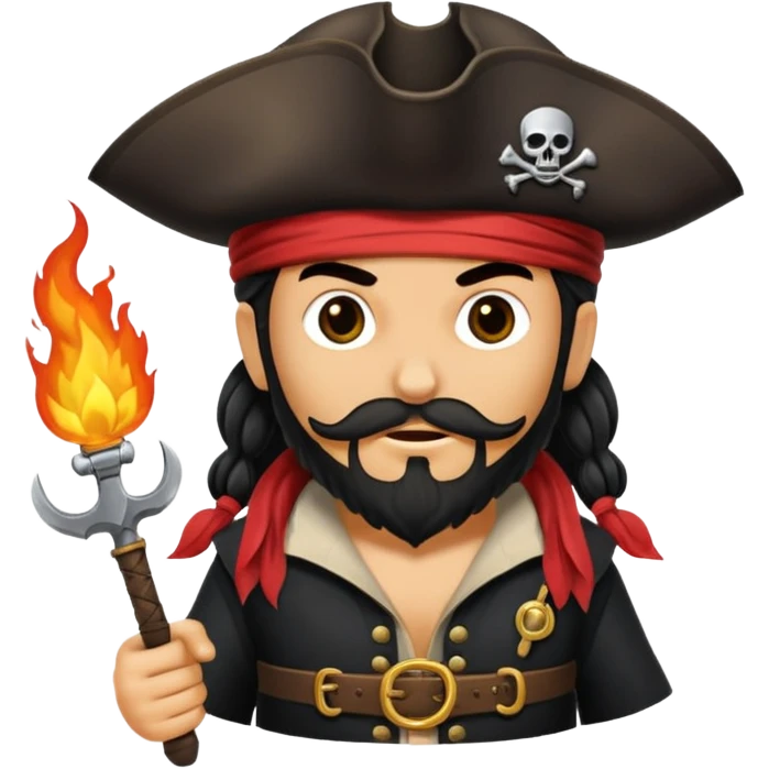 Fai un pirata con le ali di fuoco emoji