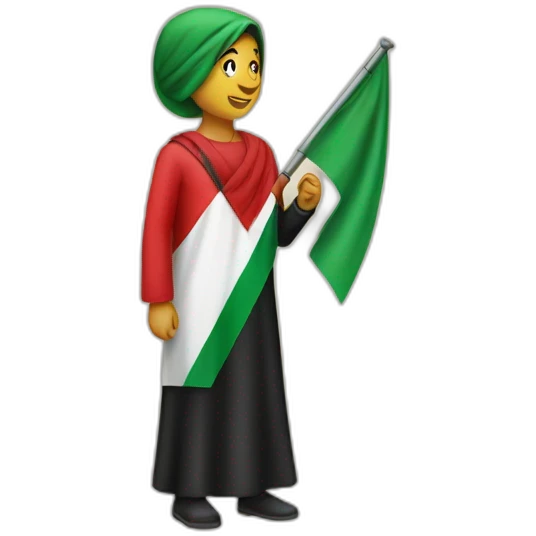 Free palestine  emoji