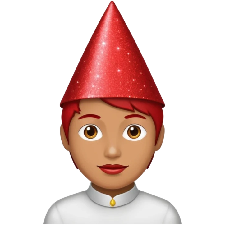 red glitter hacker emoji