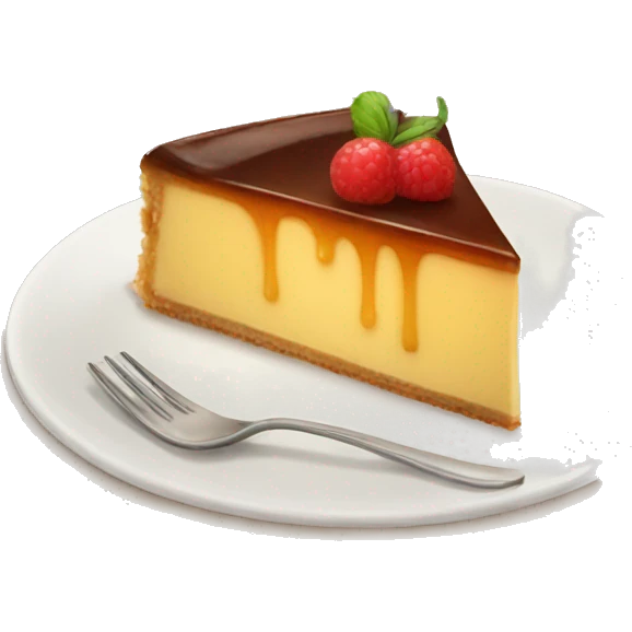 flan cake emoji