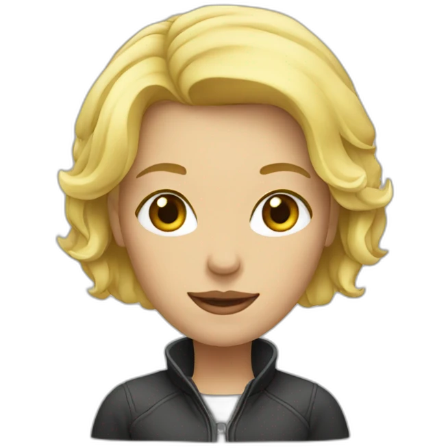 Blond woman emoji