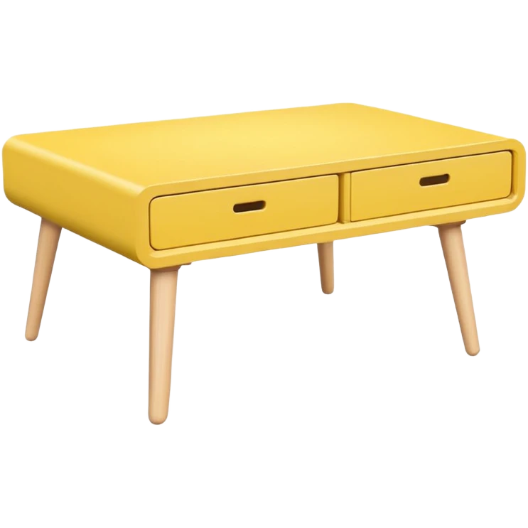 light yellow coffe table
 emoji