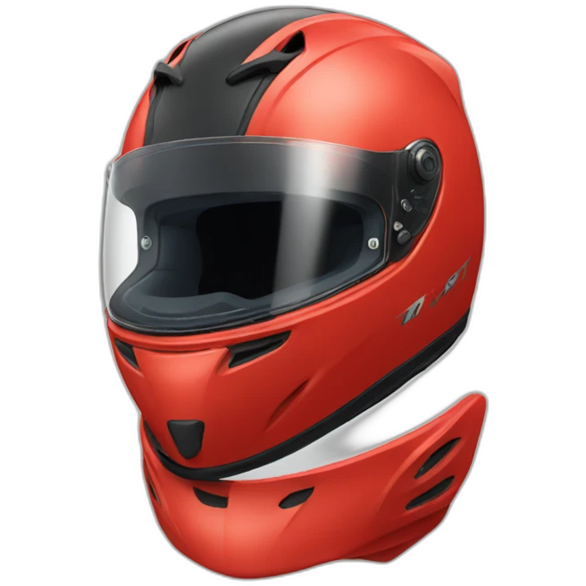 Red Racing helmet emoji