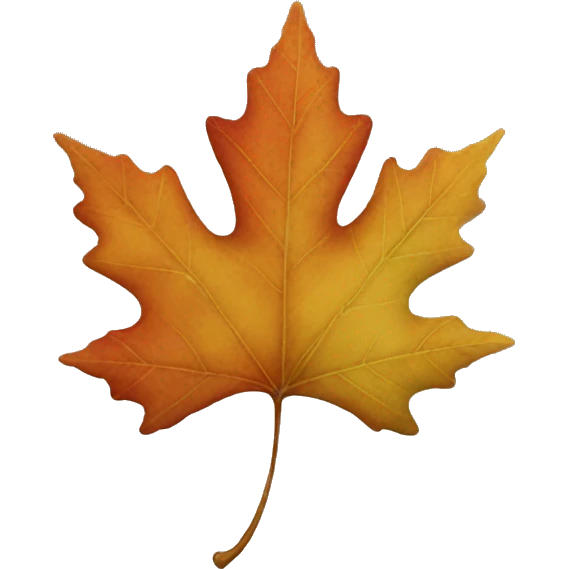 Fall leaf  emoji