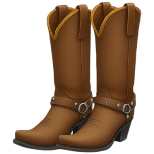 cowboy-boots-with-hands emoji