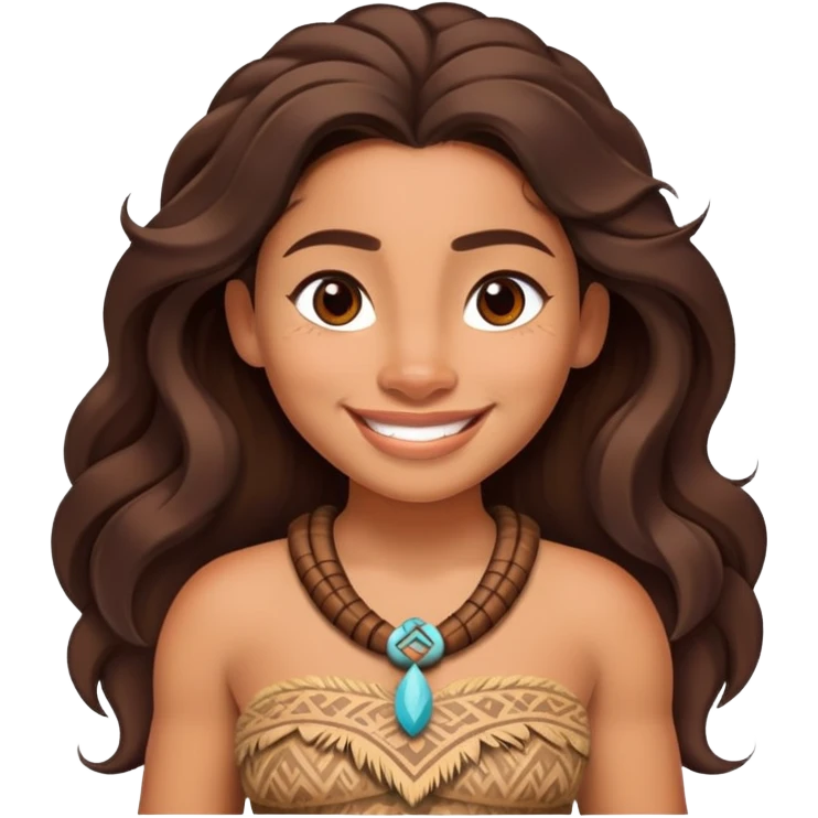 Moana from Disney emoji
