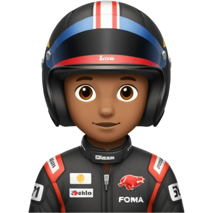 f1 driver black bear emoji
