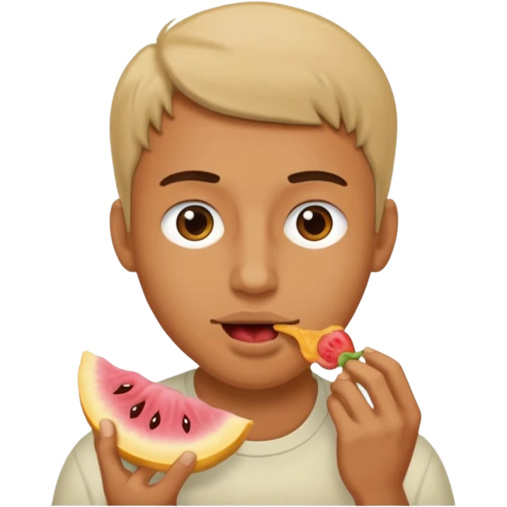 Man eat vagina emoji