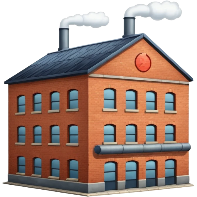 здание фабрика  emoji