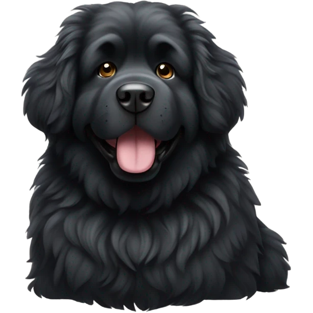 Newfoundland dog emoji