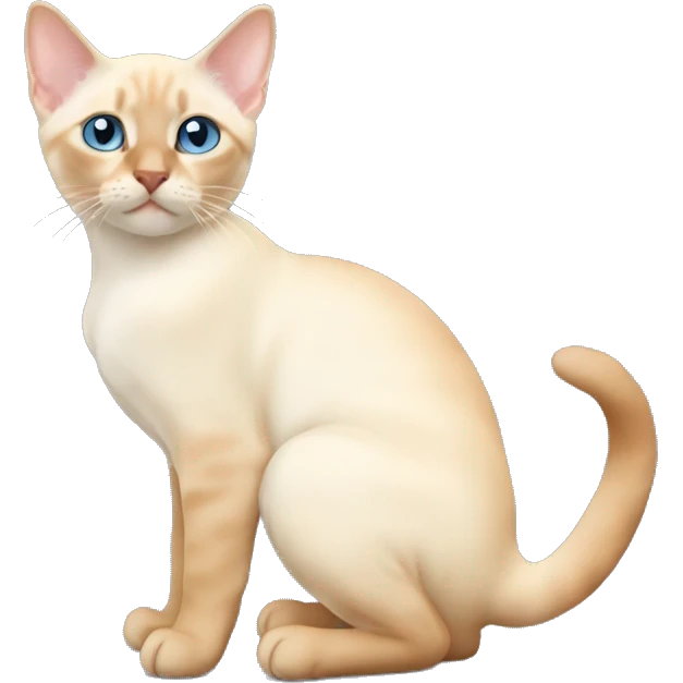 Flame point Siamese kitten  emoji