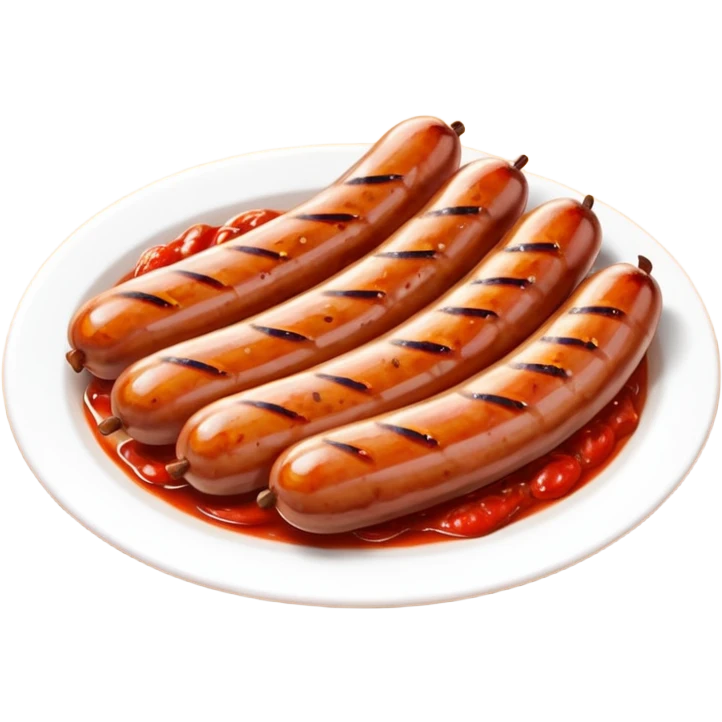 sausages with tomato sauce emoji
