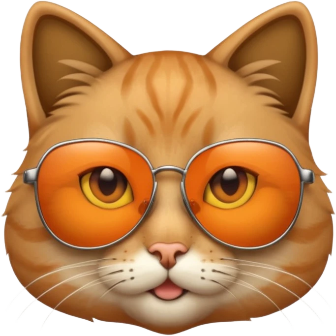 Cat wearing sunglasses emoji