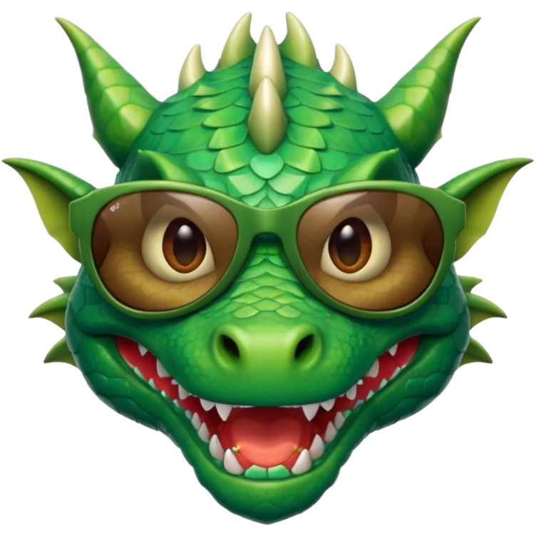 dragon with sunglasses emoji