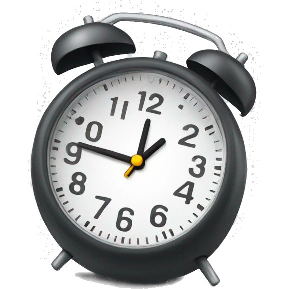 Alarm clock emoji