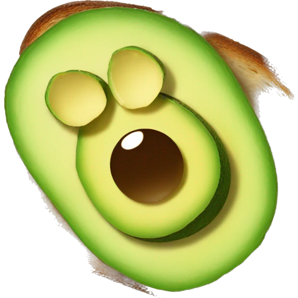 Avocado on toast emoji