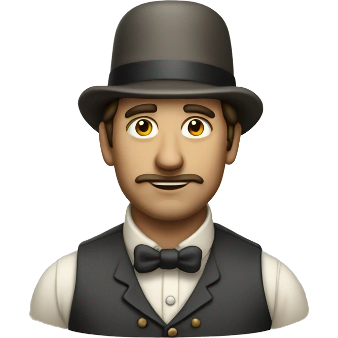 Victorian era worker man emoji