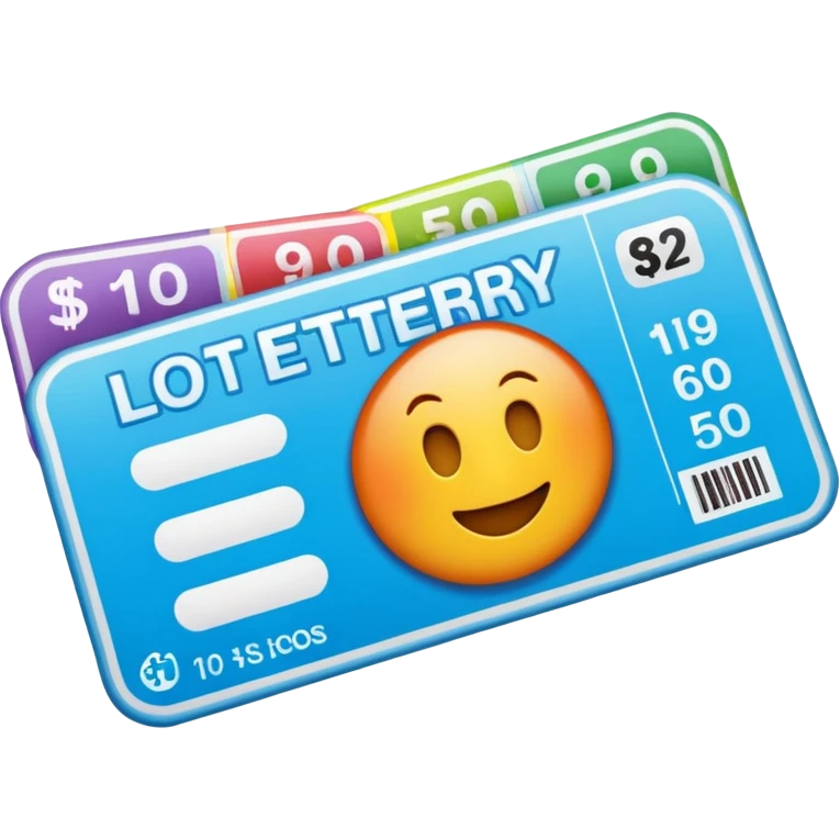 lottery ticket  emoji