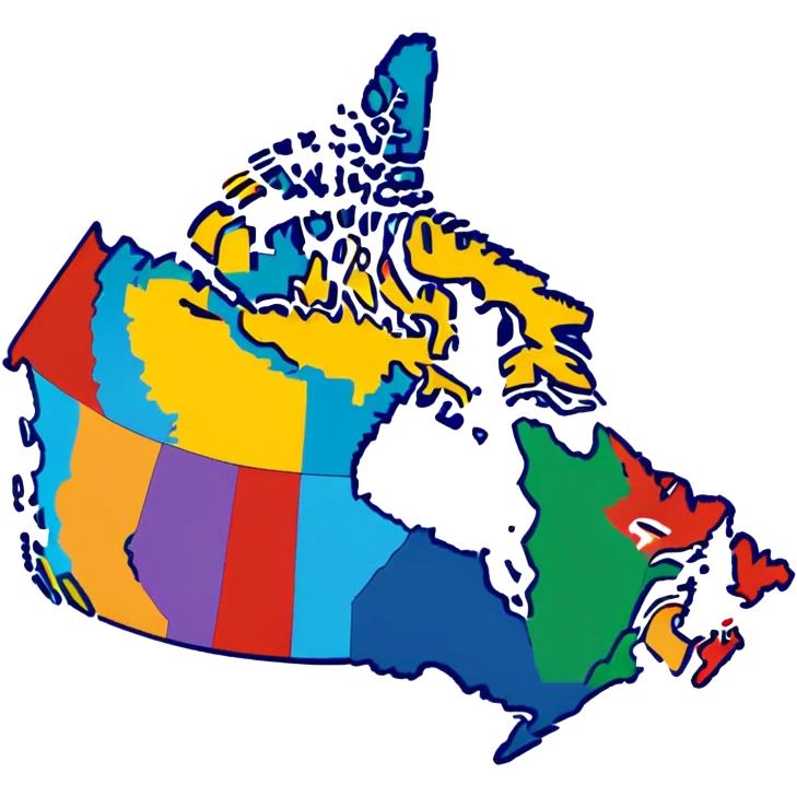 canada map emoji