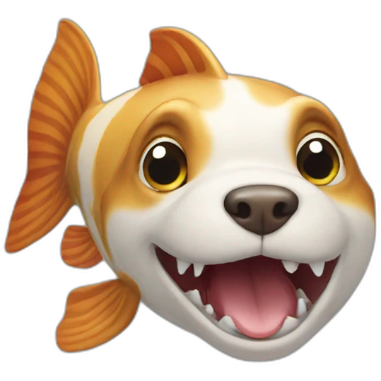 Dog fish emoji
