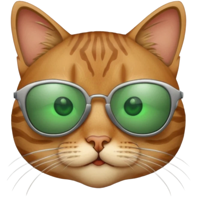 Cat wearing sunglasses emoji