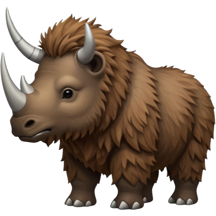 woolly rhino emoji