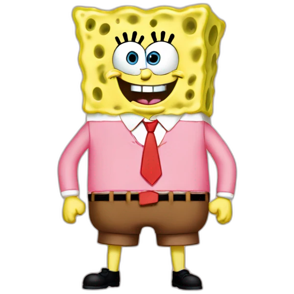SpongeBob en Patrick en één emoji