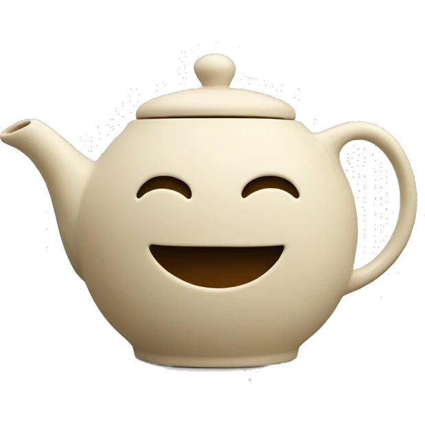 teapot tea mug beige emoji