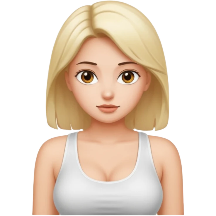 girl with big naked boobs emoji