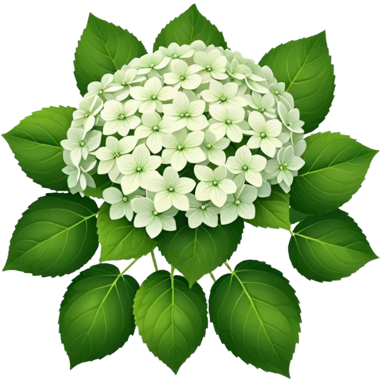 22 White Hortens emoji