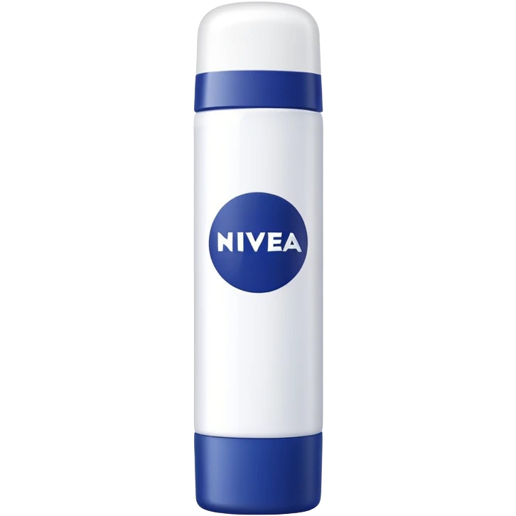 generate an ios genmoji of a NIVEA lip balm emoji