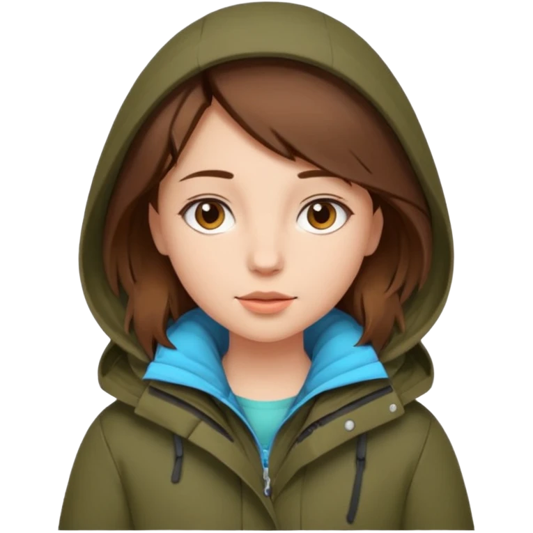 girl in parka emoji