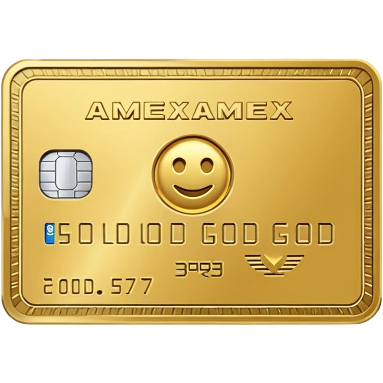 amex gold card emoji