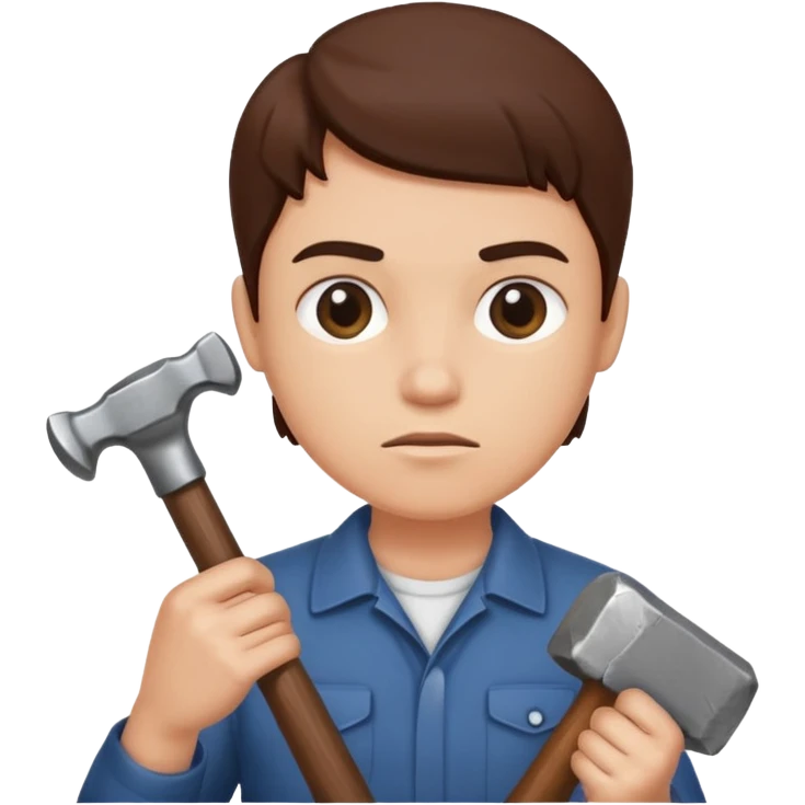 Repairs and Maintenance, holding tool, harmer emoji