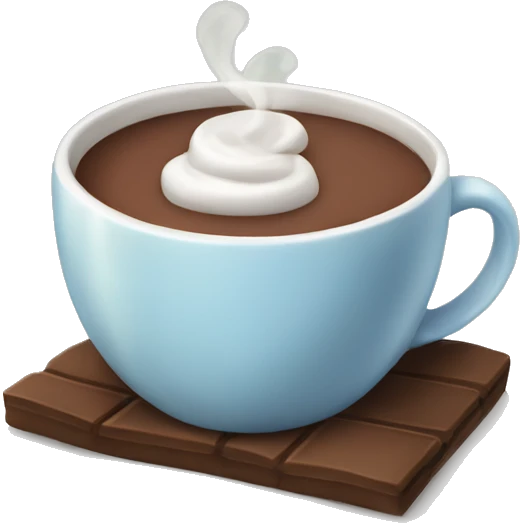 cup of hot cocoa emoji