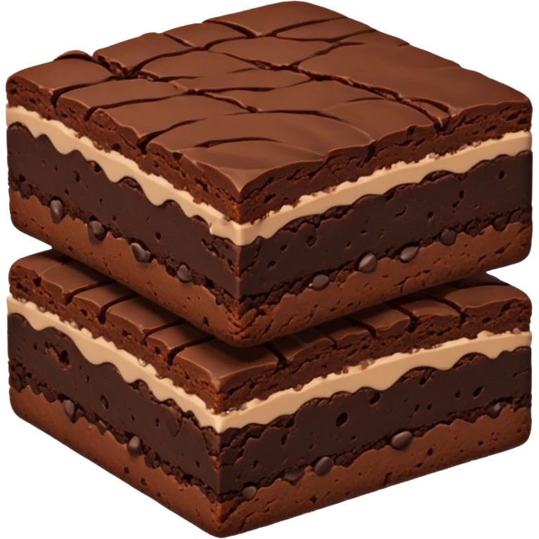 Triple Chocolate Brownie emoji