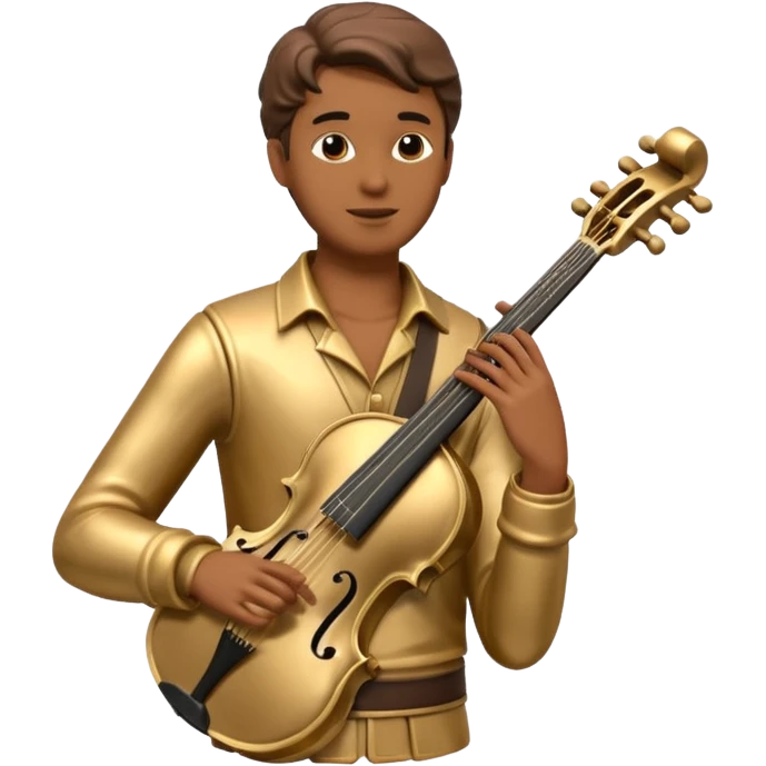 musician statue emoji