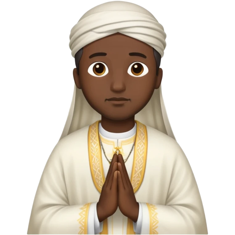 اوفيس يرتدي لباس الصلاة emoji