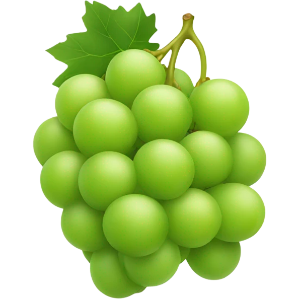 Green grapes emoji