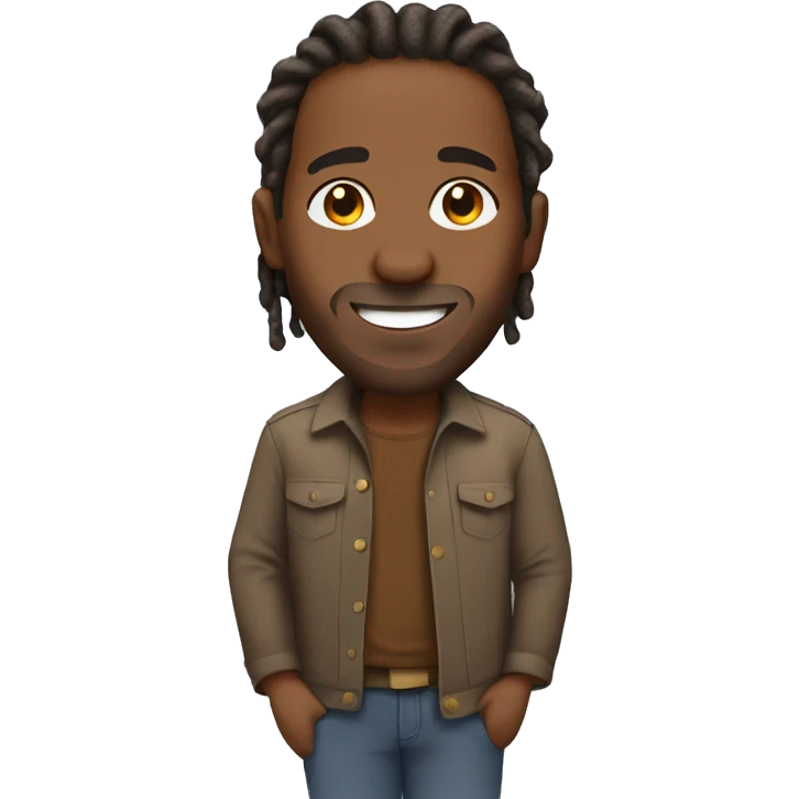 A Brownskin man with locs emoji