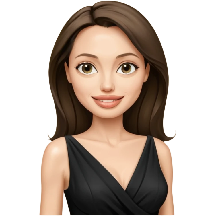Angelina Jolie up to the waist emoji