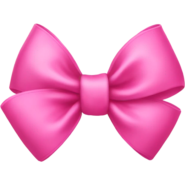 Pink bow emoji