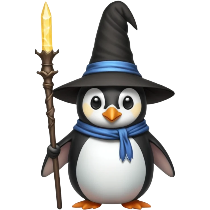 Penguin Wizard emoji