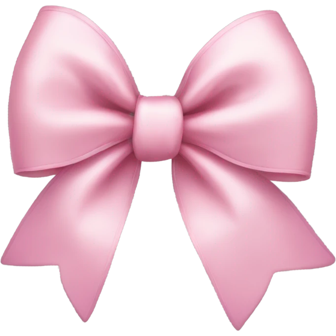 big light pink bow  emoji