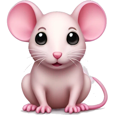 Mouse pink emoji