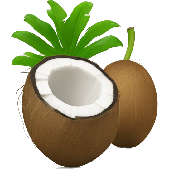 Mauritius with coconut  emoji