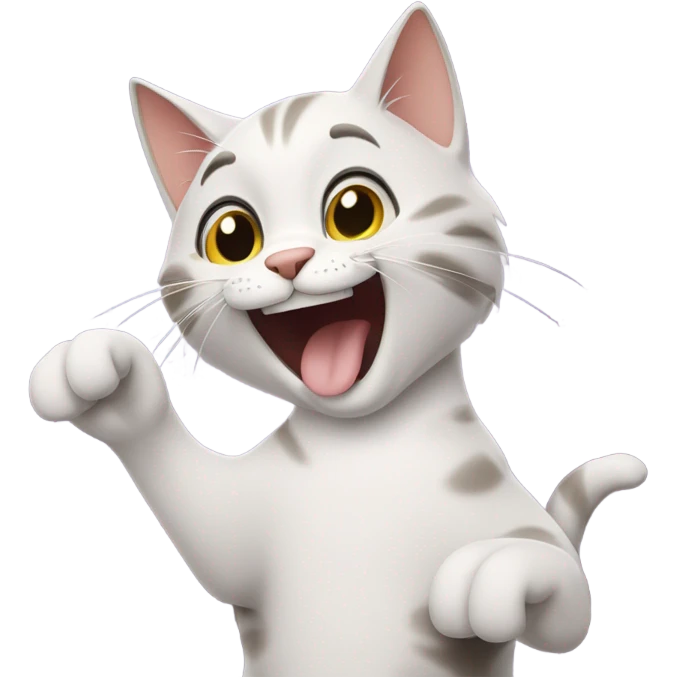 cat saying thank you emoji