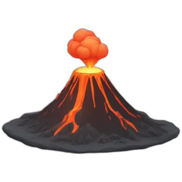 Petit prince volcano emoji