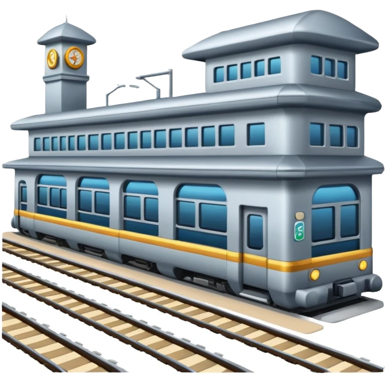 train station emoji